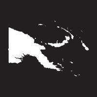 Papua New Guinea Map Icon vector