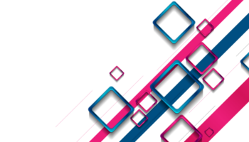 Abstract squares tech background png