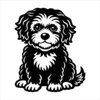 A Day in the Life of a Bichon Frise vector