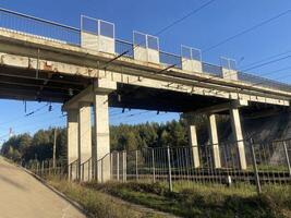 Bridge over the railroad photo