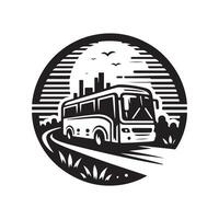 High-Resolution Shuttle Bus Silhouettes for Digital Marketing Use vector