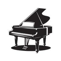 Piano Silhouette Vectors Ideal for Orchestras and Performance Graphics