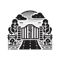 Download Driveway Gate Vectors for Professional and Personal Projects