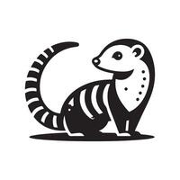Creative Mongoose Silhouette Vectors for Adventure and Exploration Graphics