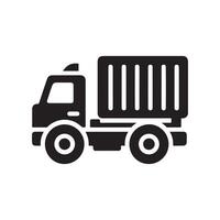 Elegant Articulated Lorry Silhouette Vectors for Versatile Use