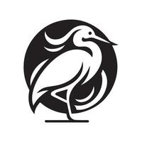 Creative Little Egret Silhouette Vectors for Custom Bird-Themed Graphics