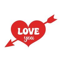I love you vector