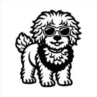 Fluffing Up My Life with a Bichon Frise vector