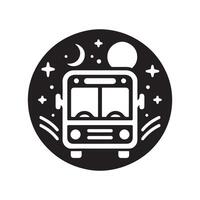 Shuttle Bus Silhouette Vectors for Apps, Websites, and Transit Designs