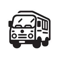 Minibus Silhouette Vectors Files for Creative and Quick Downloads