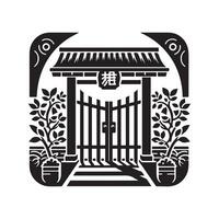 Garden Gate Silhouette Vectors for Posters, Flyers, and Invitations