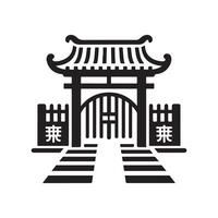 Elegant Pedestrian Gate Silhouette Vectors for Posters and Advertisements