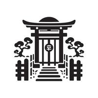 Security Gate Silhouette Vectors for Safety-Related Digital Media