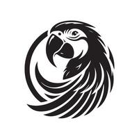 Creative Macaw Silhouette Vectors for Posters, Digital Content, and Ads