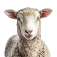A sheep is looking directly at the camera png