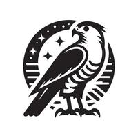 Download Custom Eurasian Goshawk Silhouette Vectors for Creative Use
