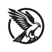 Versatile Eurasian Goshawk Silhouette Vectors for Digital Media Use