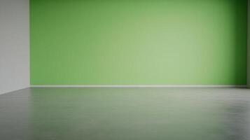 Green Screen Wall in Modern Architectural Studio for Innovative Design Concepts and Creative Background Solutions in Photography and Videography Spaces photo