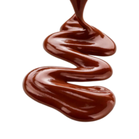 A stream of melted chocolate png