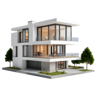 modern building with windows png