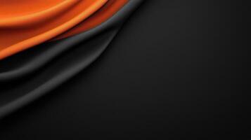Modern Carbon Fiber Texture Background with Orange and Black Color Theme for Innovative Design Concepts photo