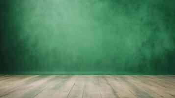 Green Screen Backdrop Inside Modern Sports Arena for Versatile Production, Media Projects, Broadcasts, and Creative Presentations photo
