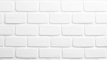 Seamless White Brick Wall Texture with Clean Lines for Modern and Minimalist Interior Design and Architectural Backgrounds photo