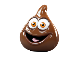 Joyful cartoon character with a smile png