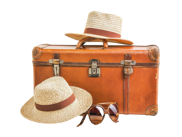 Travel essentials for a summer getaway in style png