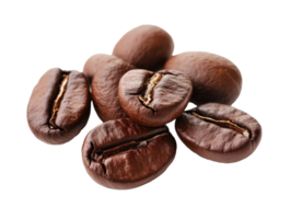 Coffee beans ready for brewing in a rustic kitchen png