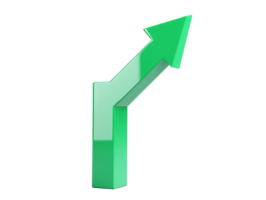 Graph showing business growth png