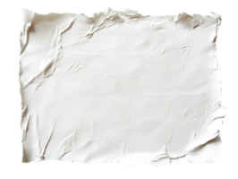 White textured paper on a plain background png