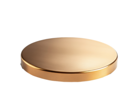 Elegant round gold tray for various occasions png