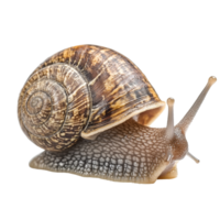 Snail gliding on a smooth surface in bright light png