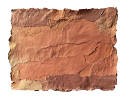 Eroded red rock with texture patterns png