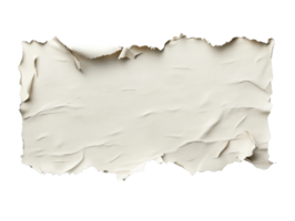 Torn white paper background with soft texture png
