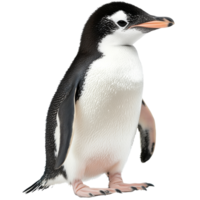 Curious penguin standing in daylight png