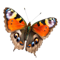 Colorful butterfly displaying vibrant patterns png