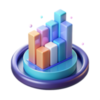 3D Bar Graph Data Visualization, Growth Chart, Progress Report, Statistical Analysis, Business Analytics, Market Trends, Financial Performance, Data Analysis, Information Graphics, Data Representation png