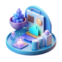 Data Visualization 3D Charts, Graphs Cubes png