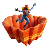 Skydiving Simulation 3D Action, Extreme Sports, Parachute Landing, Fun Game, Adventure Game, Virtual Reality, Realistic Physics, Digital Game, Gravity Defying, Exciting Gameplay png
