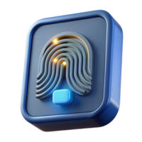 Advanced Fingerprint Scanner Secure Biometric Authentication Technology png