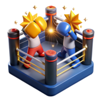 Epic Boxing Showdown 3D Fighters in the Ring png