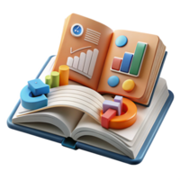 Data Visualization Charts, Graphs, and Book Learning png