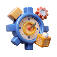 Time Management Productivity, Efficiency, and Workflow Optimization png