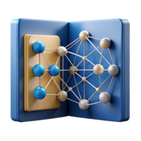 Network Visualization Connecting Data Points png