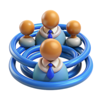 Teamwork, Collaboration, and Network Synergy A Visual Representation png