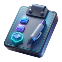 Checklist App Digital Task Manager with Stylus Input png