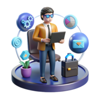 Digital Business Management Strategy, Data Analysis, and Secure Communication png