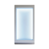 Led illuminated cabinet isolated view png
